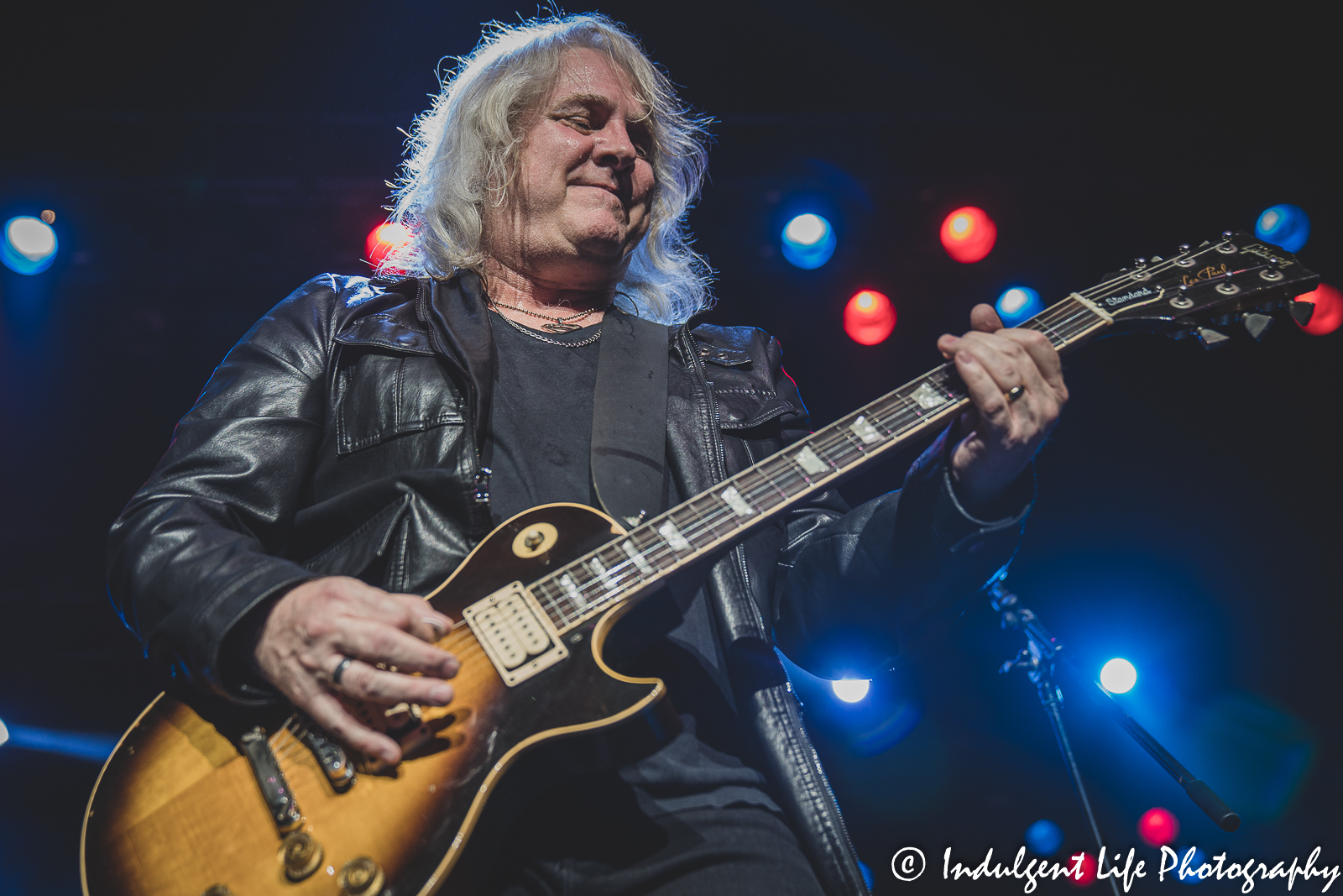 Guitarist Rusty Crewse of Missouri performing live in concert at Ameristar Casino's Star Pavilion in Kansas City, MO on April 9, 2022.