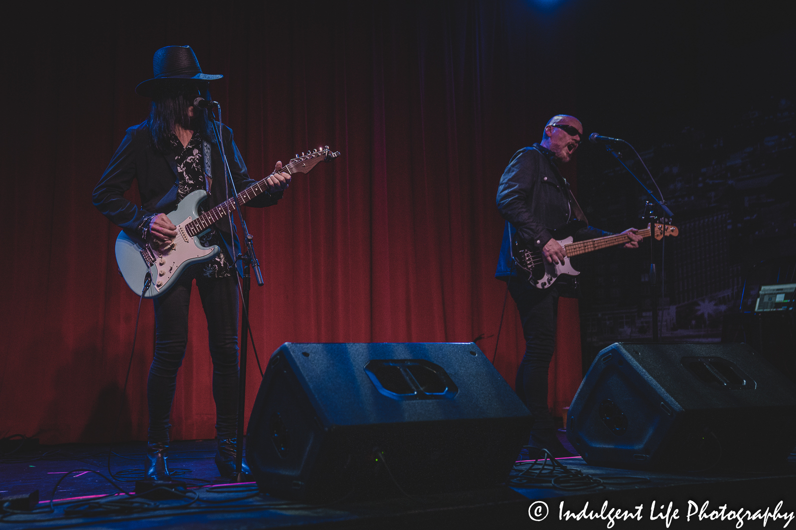 Gene Loves Jezebel's Jay Aston and Peter Bugg Rizzo performing as a duo at the recordBar in downtown Kansas City, MO on May 26, 2022.