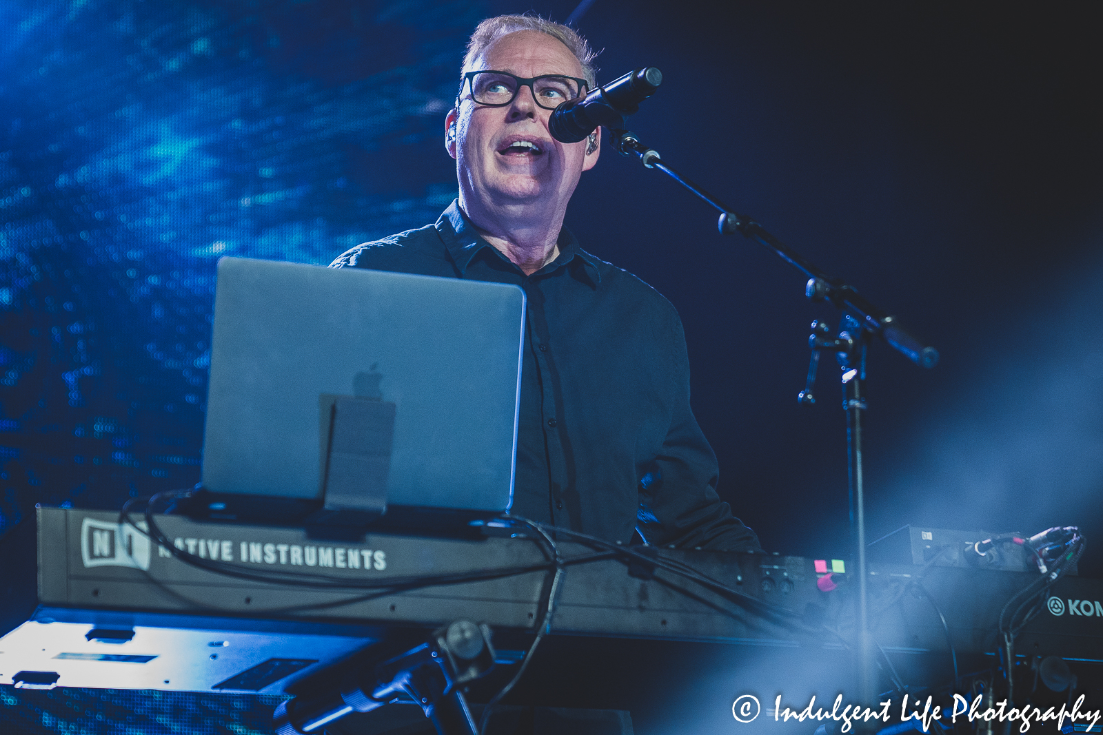 Orchestral Manoeuvres in the Dark keyboard player live in concert at The Truman in Kansas City, MO on May 8, 2022.