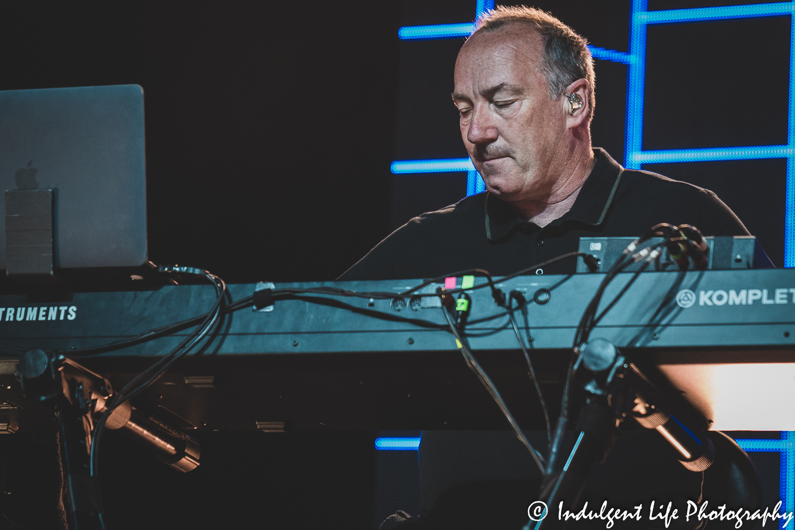 OMD keyboardist Martin Cooper live in concert at The Truman in Kansas City, MO on May 8, 2022.