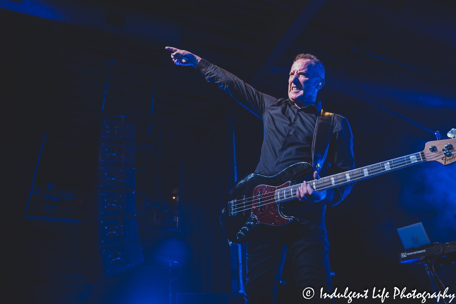 Orchestral Manoeuvres in the Dark frontman Andy McCluskey performing live at The Truman in Kansas City, MO on May 8, 2022.