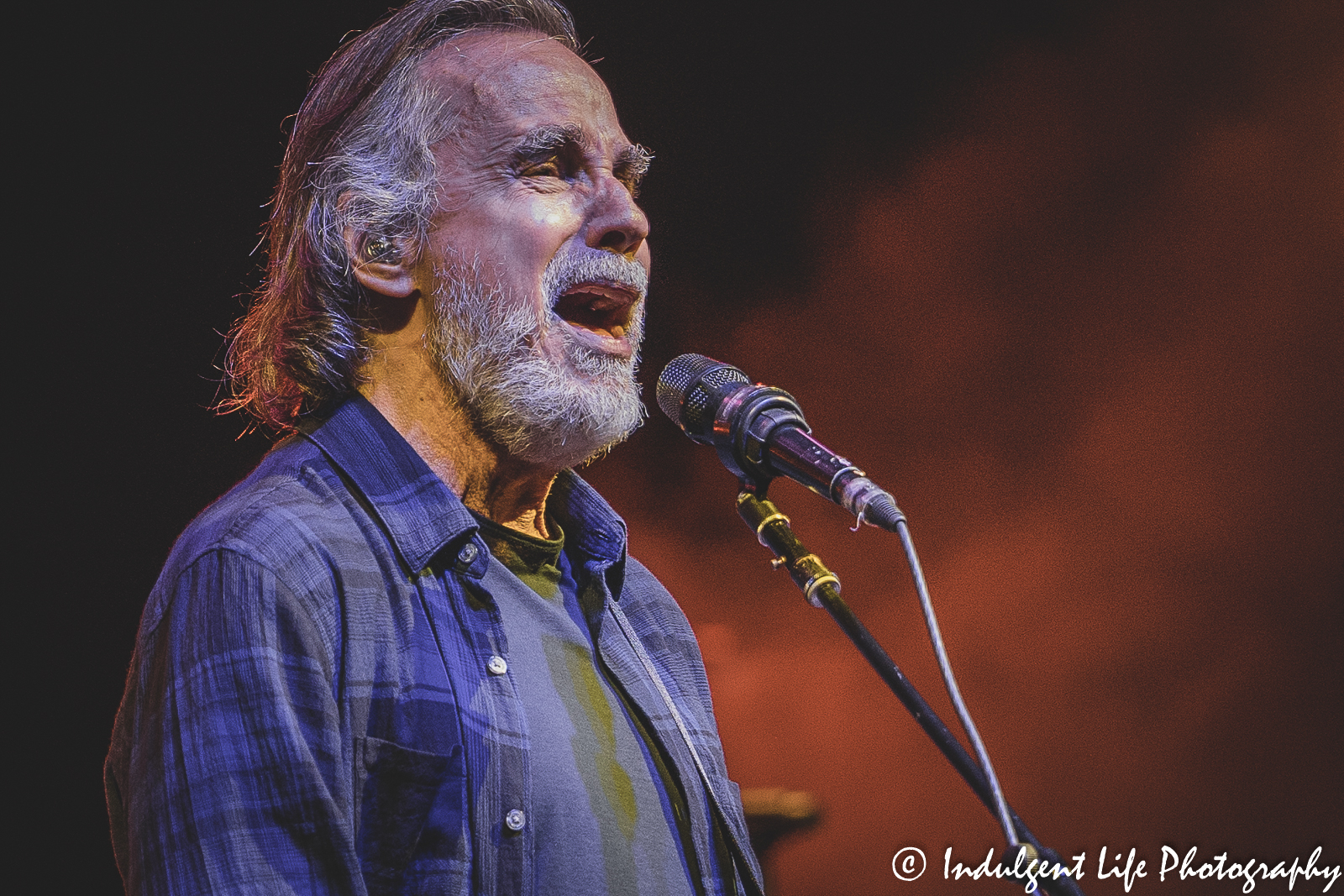 Jackson Browne performing live in concert at Kansas City Music Hall in downtown on June 7, 2022.