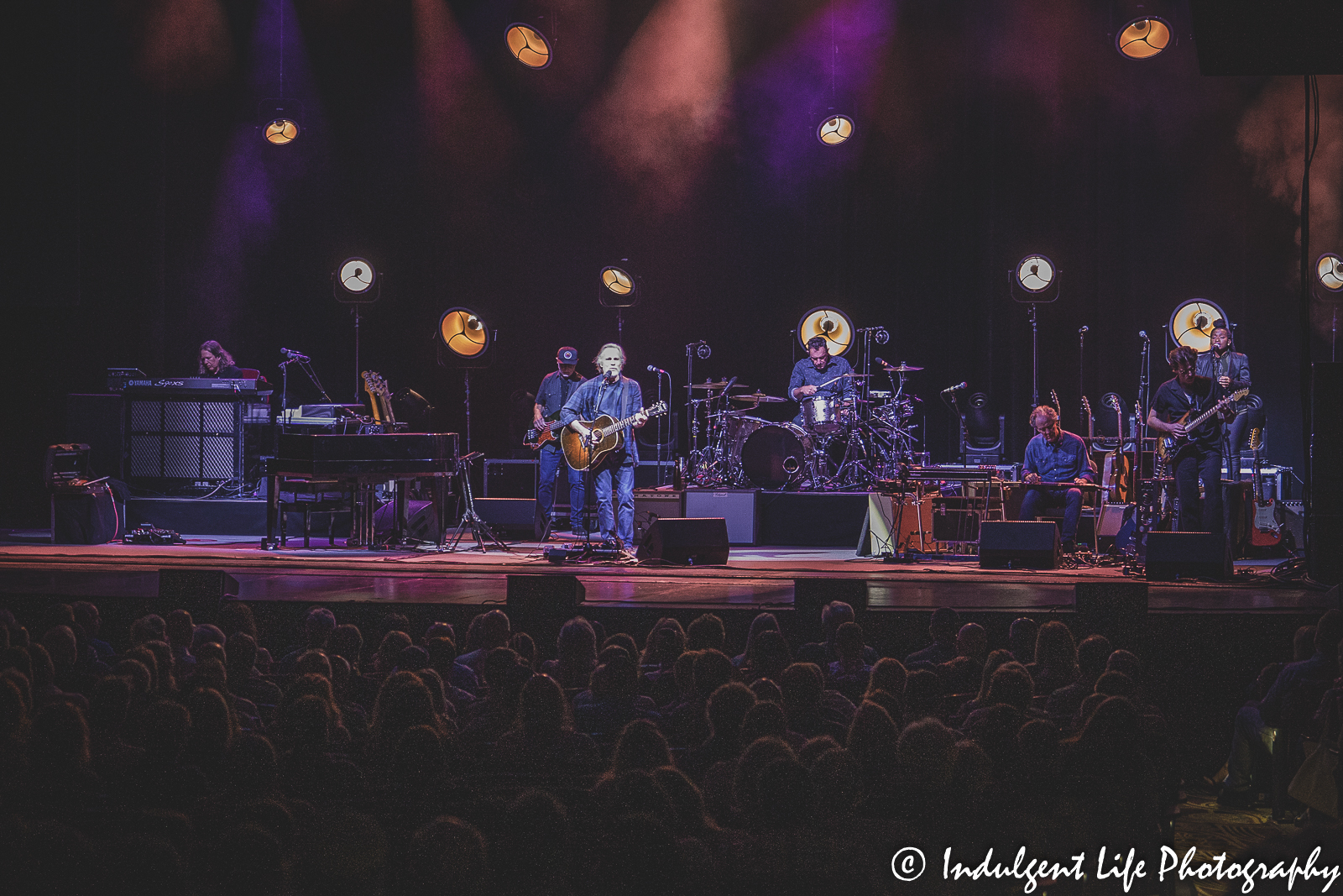 Live concert at Music Hall in downtown Kansas City, MO featuring Jackson Browne on June 7, 2022.