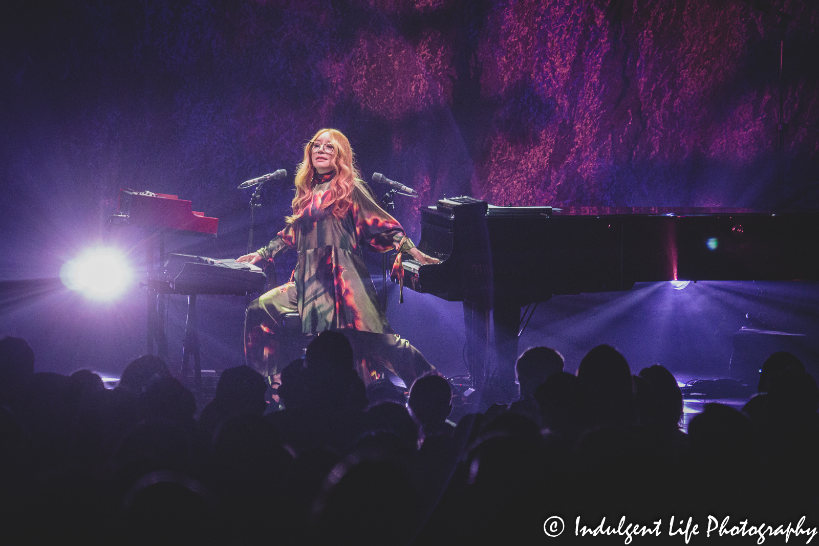 Live concert performance at Music Hall in downtown Kansas City, MO featuring pop rock artist Tori Amos on May 31, 2022.