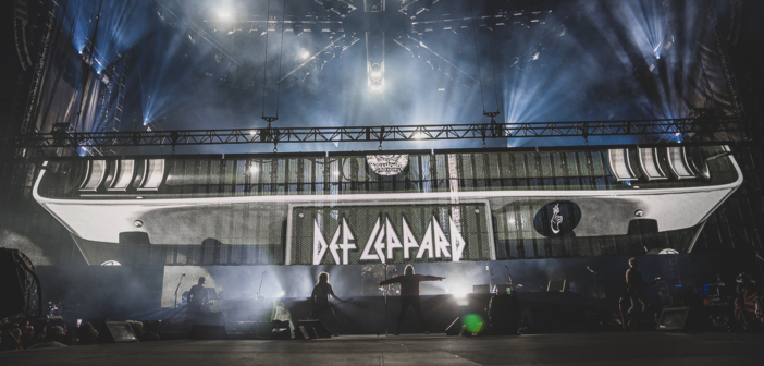 Def Leppard brought its stadium tour with Mötley Crüe, Poison and Joan Jett and the Blackhearts to Kauffman Stadium in Kansas City, MO on July 19, 2022.