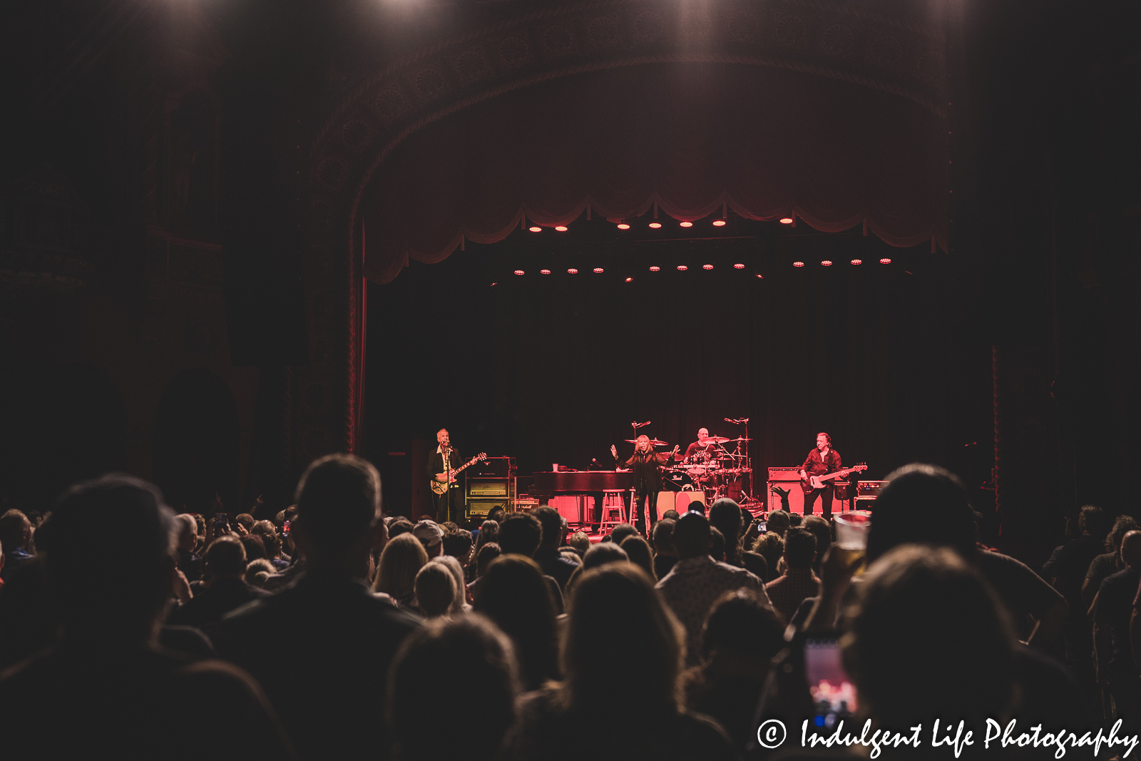 Live concert performance at Uptown Theater in Kansas City, MO featuring Pat Benatar & Neil Giraldo on August 2, 2022.