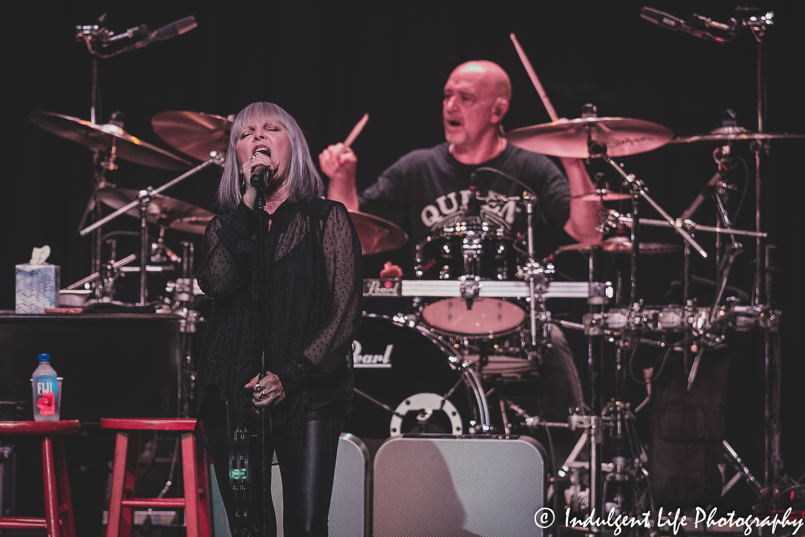 Pat Benatar with drummer Chris Ralles performing "No You Don't" from her debut album live at Uptown Theater in Kansas City, MO on August 2, 2022.
