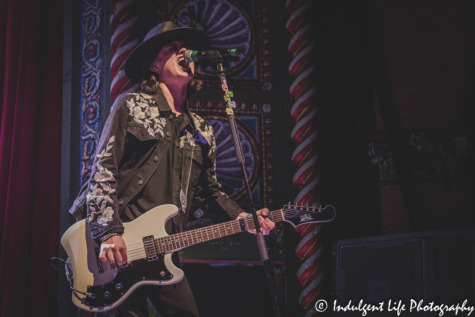 Guitarist Robin Taylor Zander of Cheap Trick live in concert at Uptown Theater in Kansas City, MO on September 13, 2022.