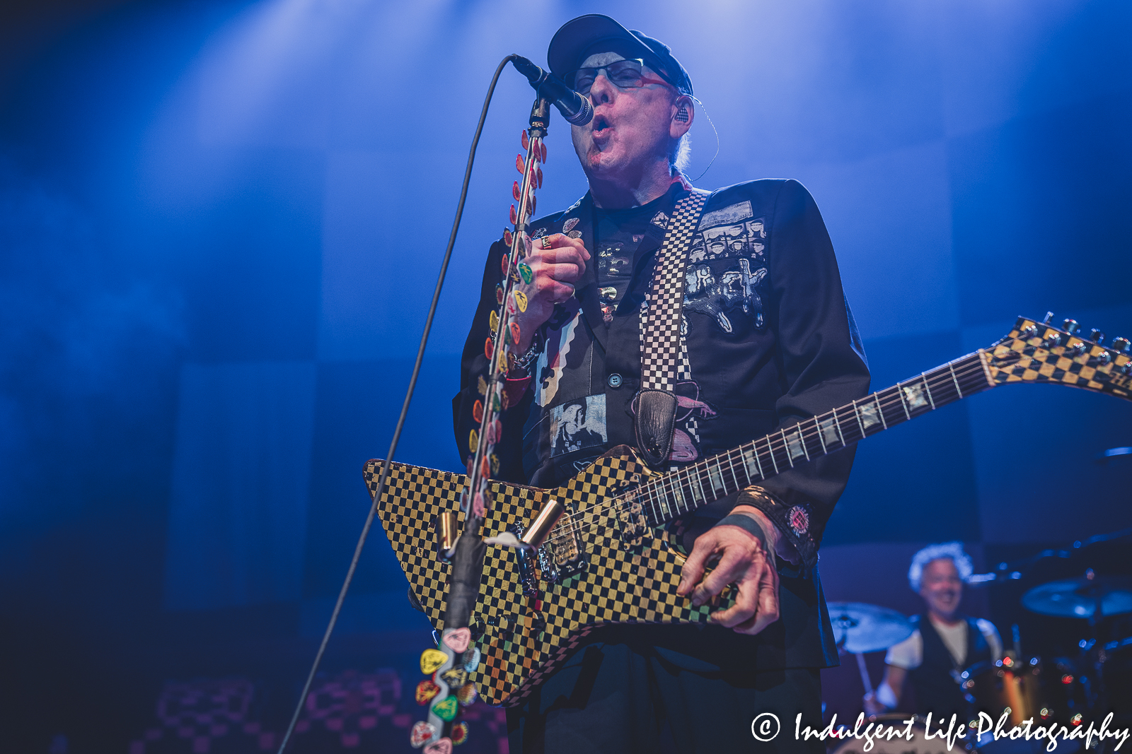 Cheap Trick guitarist Rick Nielsen performing "Dream Police" live in concert at Uptown Theater in Kansas City, MO on September 13, 2022.
