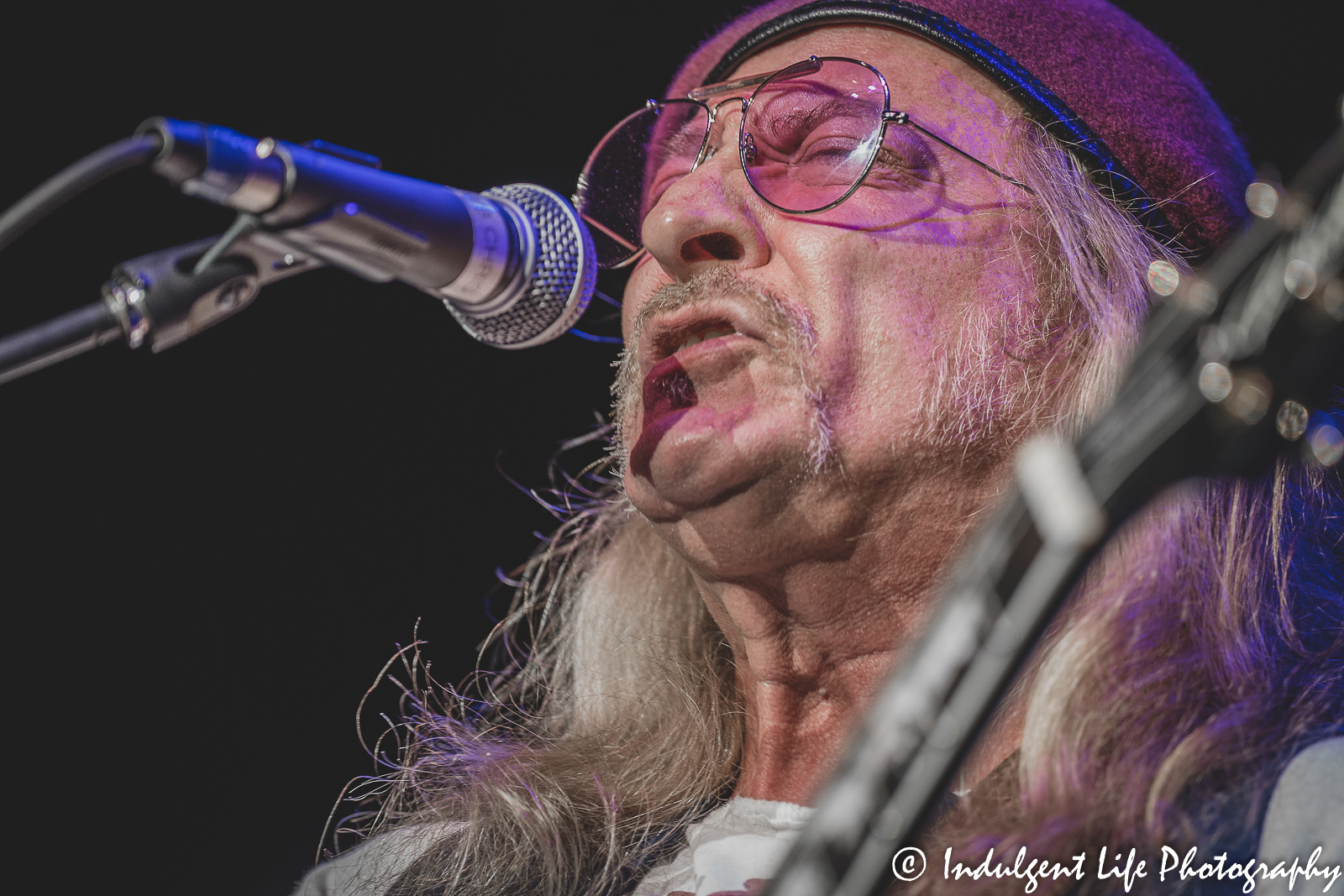 Guitarist Chris Hicks of The Marshall Tucker Band playing live at Ameristar Casino's Star Pavilion in Kansas City, MO on October 28, 2022.