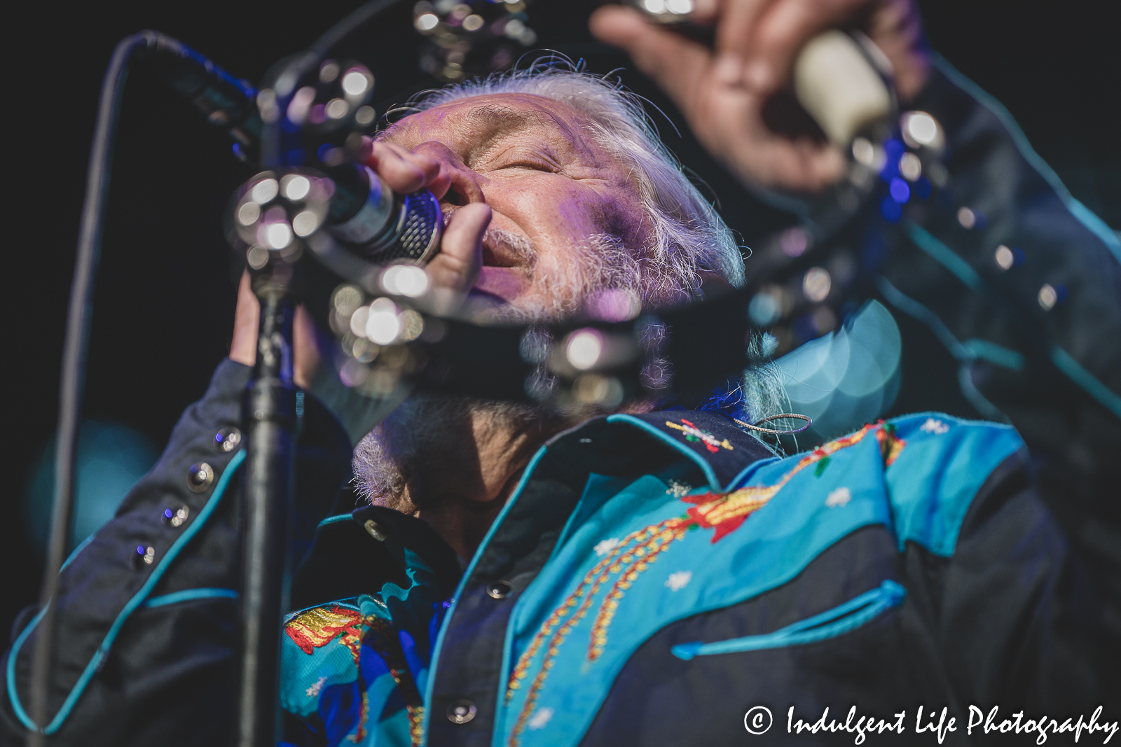 Frontman Doug Gray of The Marshall Tucker Band performing live at Ameristar Casino's Star Pavilion in Kansas City, MO on October 28, 2022.