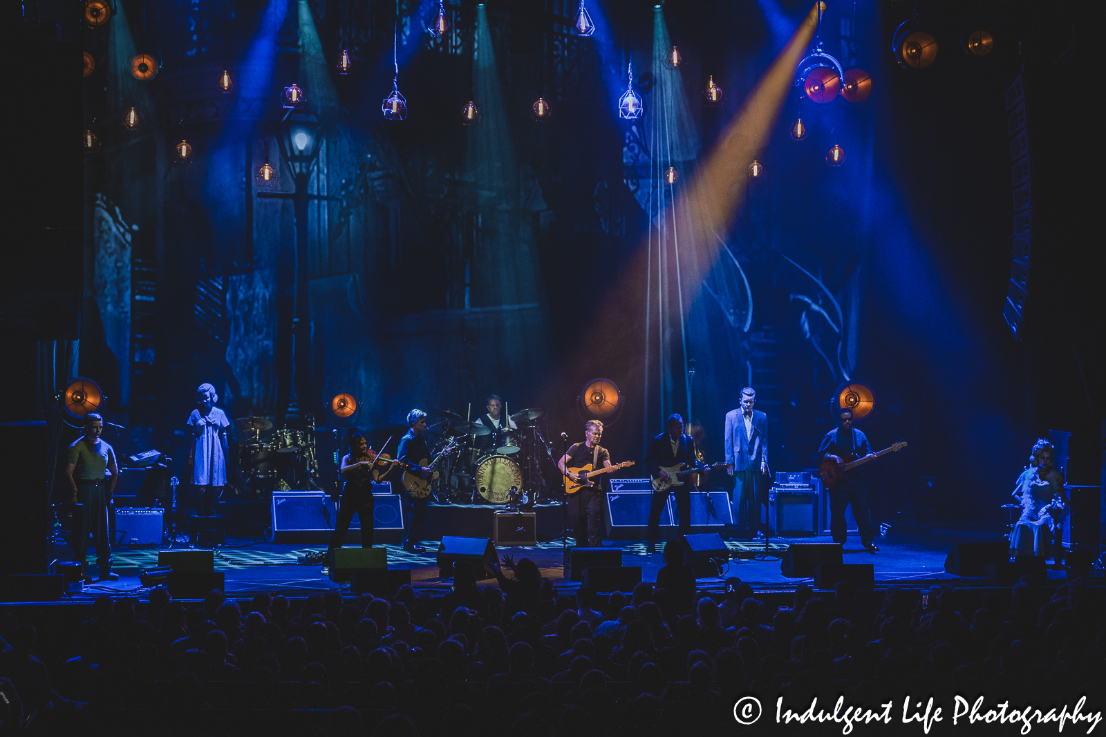 John Mellencamp opening his concert at The Midland Theatre in downtown Kansas City, MO on April 4, 2023.