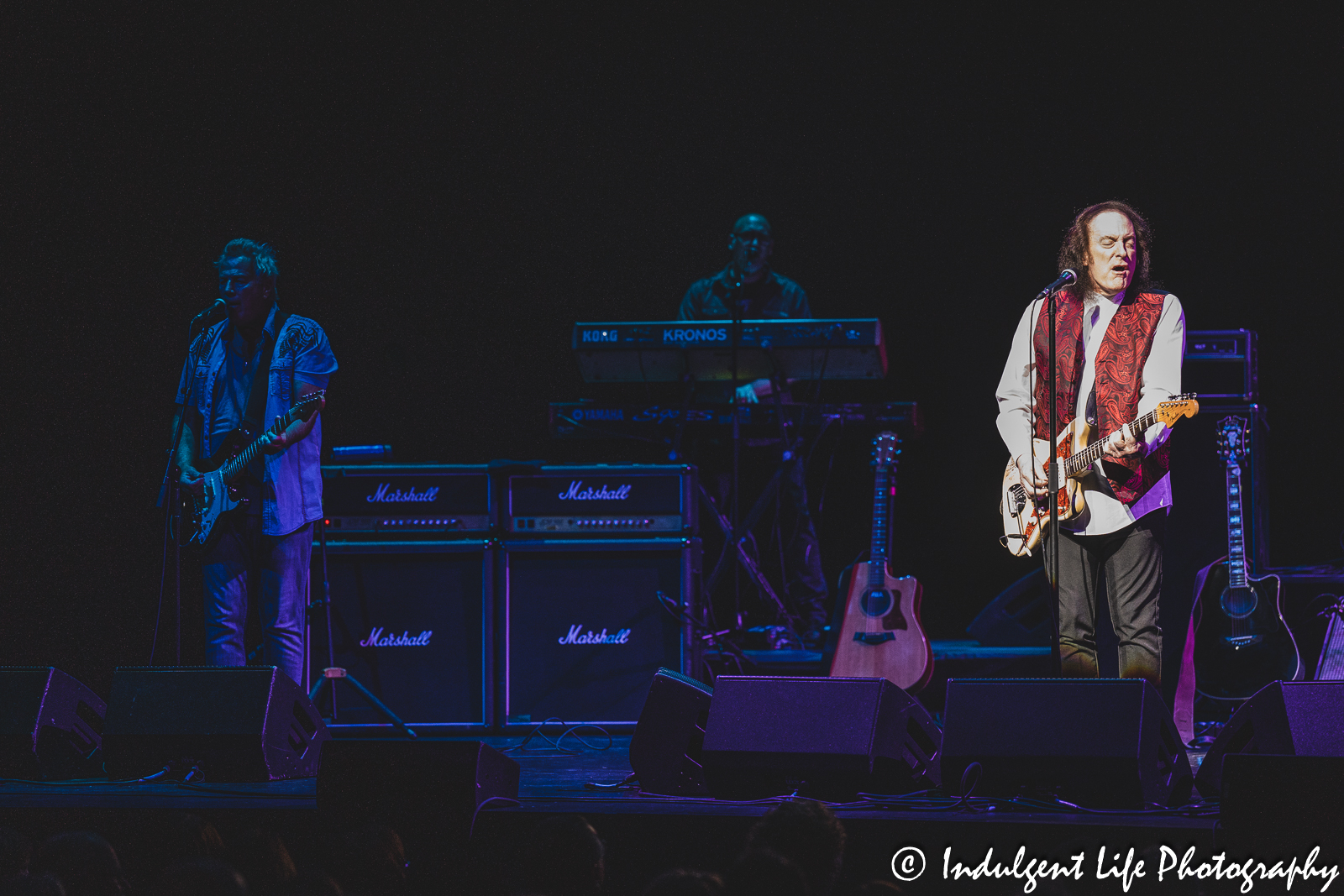 Tommy James performing live with The Shondells at Kauffman Center for the Performing Arts in downtown Kansas City, MO on April 1, 2023.