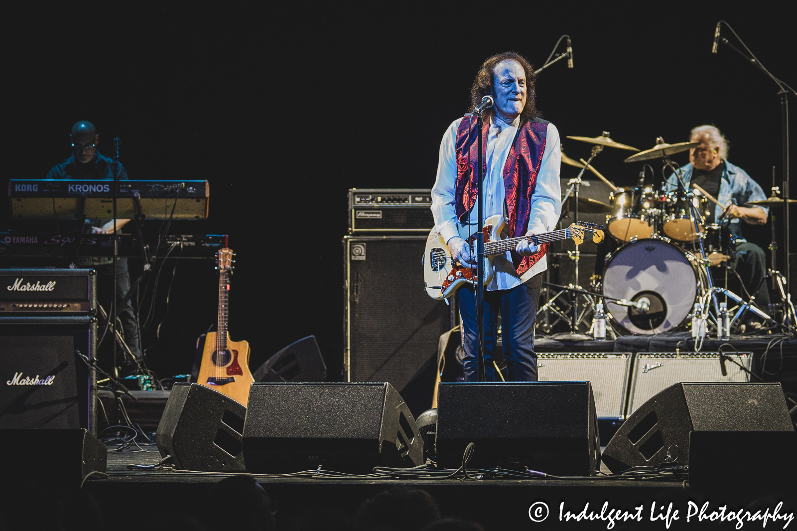 Tommy James live in concert with The Shondells singing "Crystal Blue Persuasion" live at Kauffman Center for the Performing Arts in Kansas City, MO on April 1, 2023.