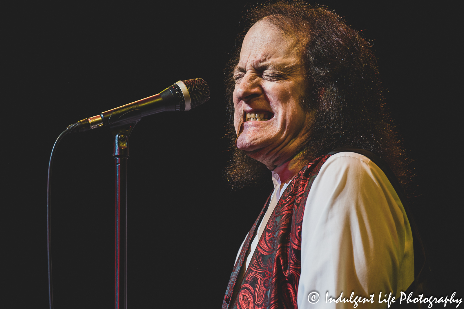 Tommy James singing "Say I Am" live in concert at Muriel Kauffman Theatre inside of Kauffman Center for the Performing Arts in Kansas City, MO on April 1, 2023.