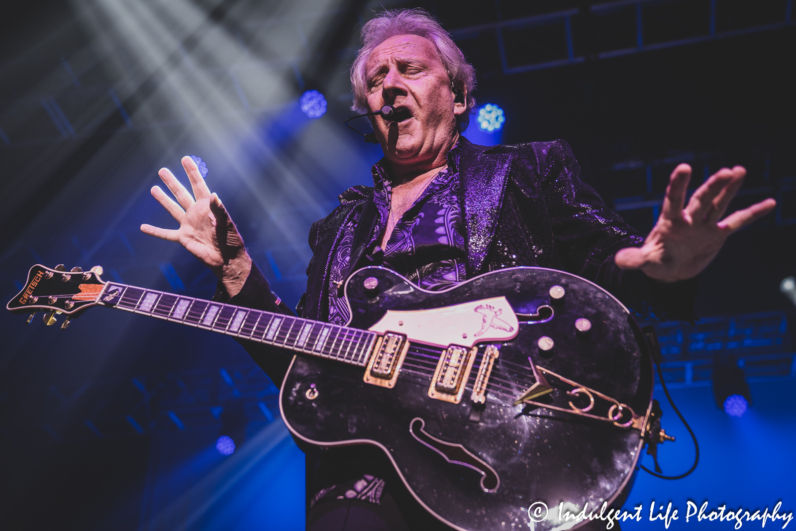 Air Supply guitar player and vocalist Graham Russell opening the group's show at Star Pavilion inside of Ameristar Casino in Kansas City, MO with "Sweet Dreams" on May 5, 2023.