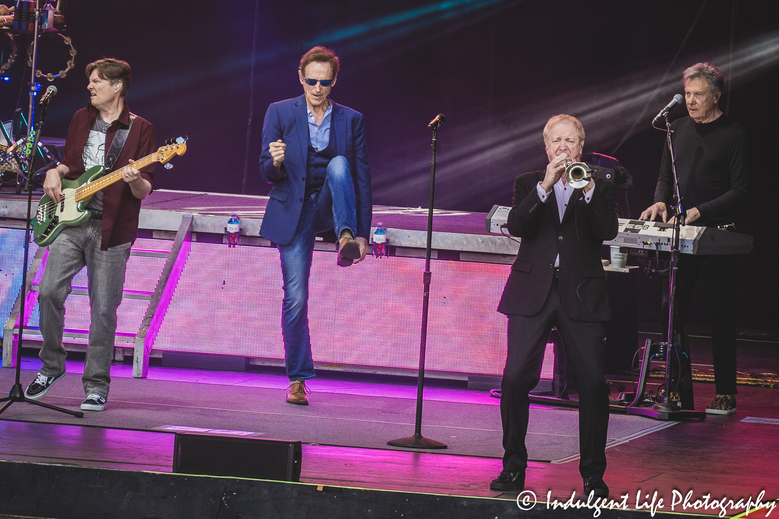 Chicago trumpet player Lee Loughnane performing live in concert at Starlight Theatre in Kansas City, MO on May 26, 203.
