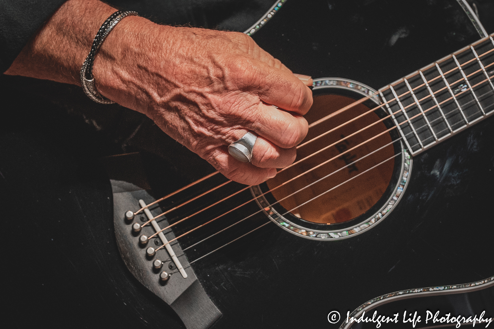 Guitar of America band member Dewey Bunnell as he performed live at Ameristar Casino in Kansas City, MO on June 2, 2023.