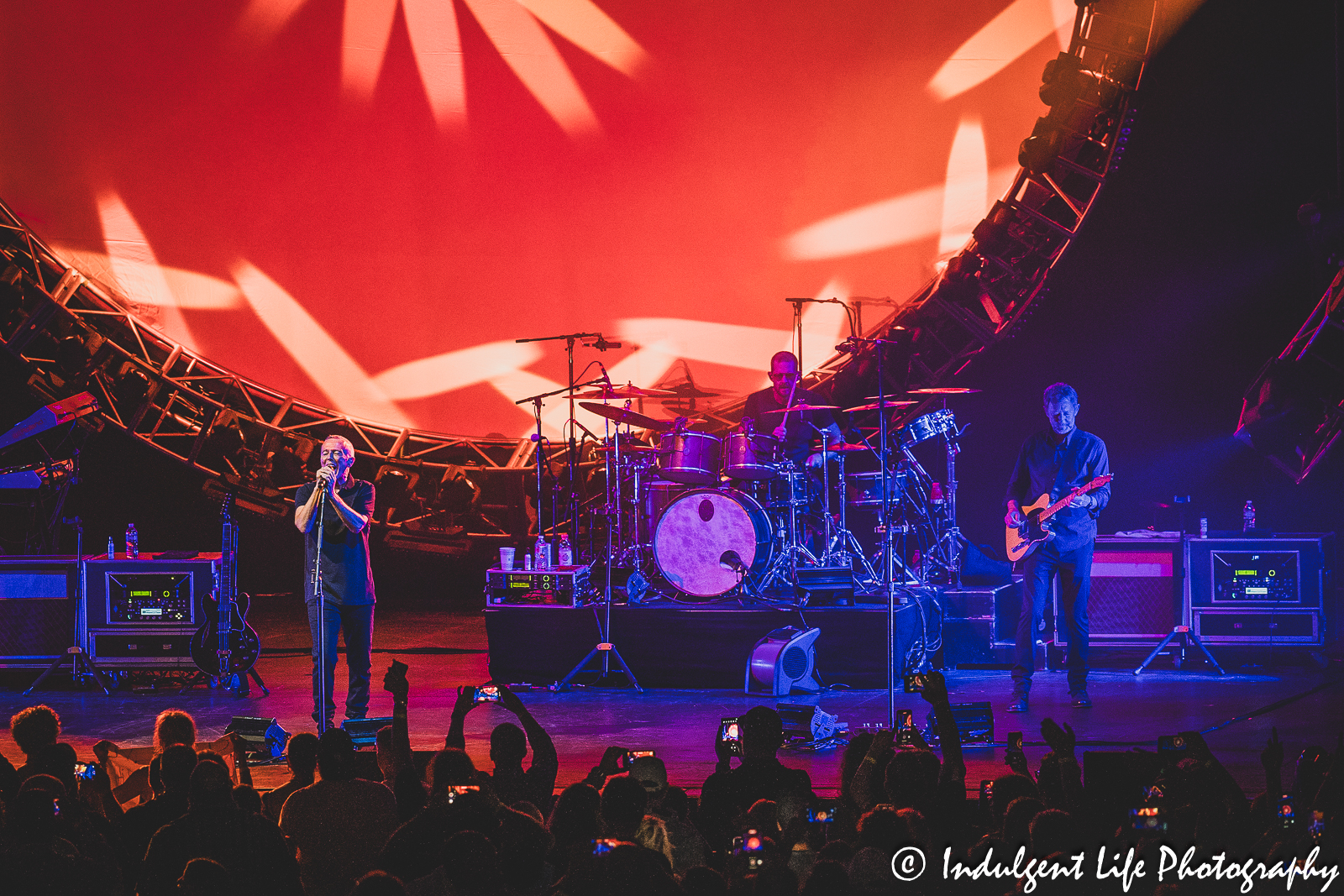 Curt Smith of Tears for Fears performing "Everybody Wants to Rule the World" at Starlight Theatre in Kansas City, MO on July 14, 2023.