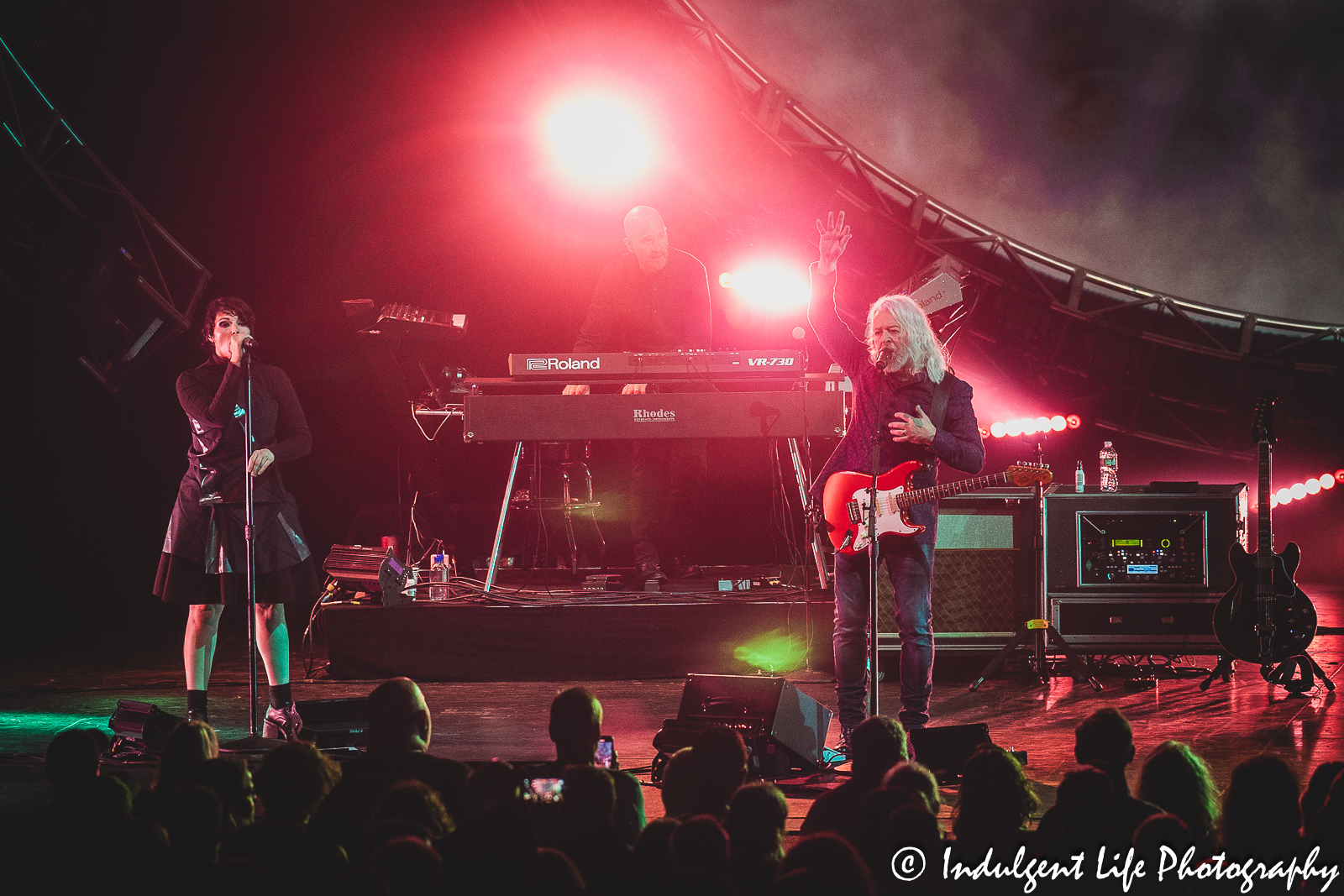 Roland Orzabal of Tears for Fears performing live at Starlight Theatre in Kansas City, MO on July 14, 2023.