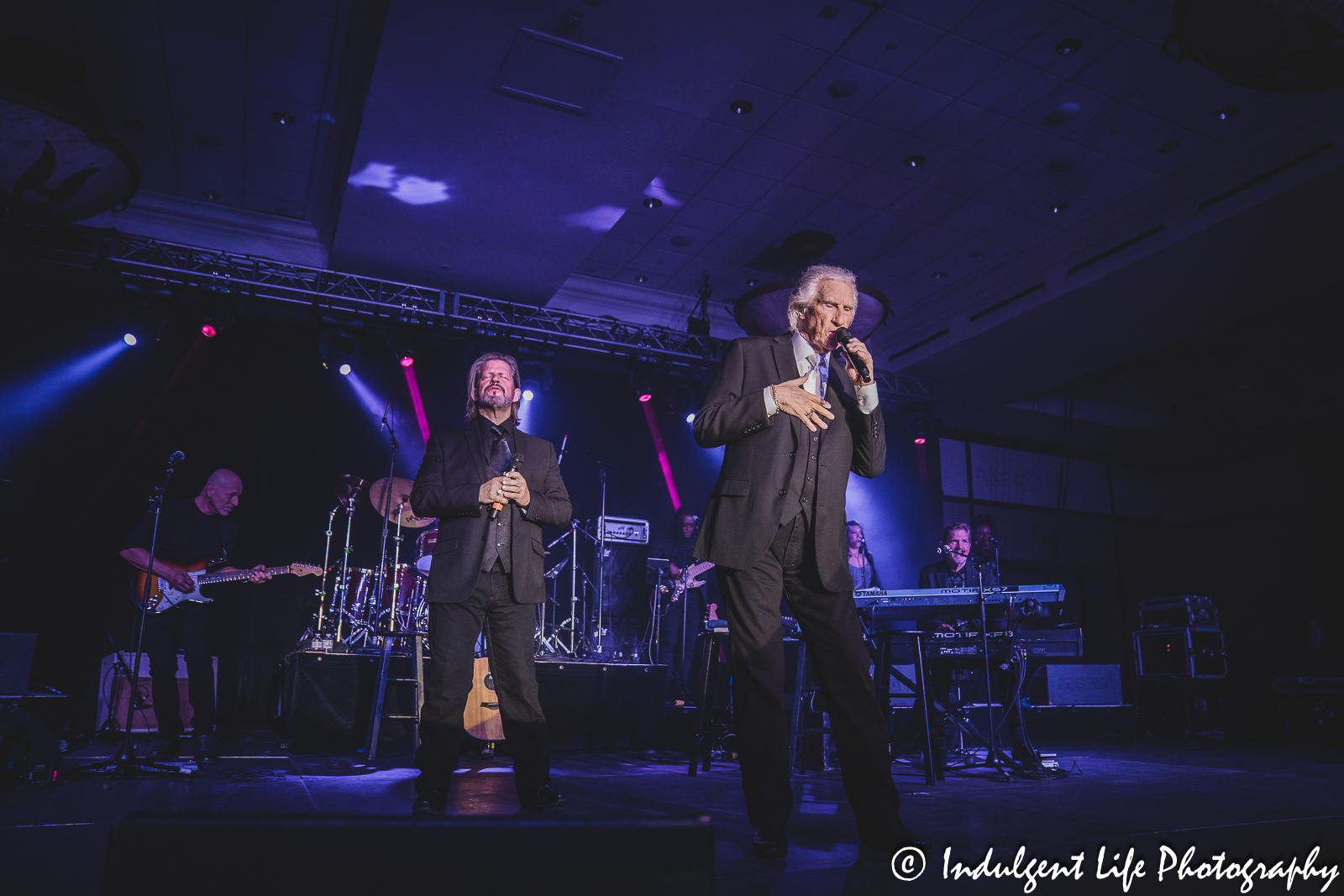 Bill Medley singing live during his Righteous Brothers show at Prairie Band Casino in Mayetta, KS on June 29, 2023.