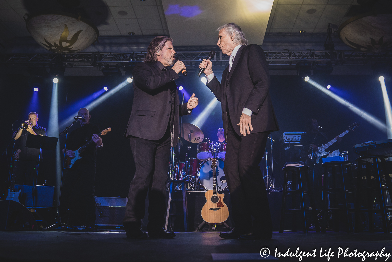 Bill Medley and Bucky Heard of The Righteous Brothers singing live at Prairie Band Casino in Mayetta, KS on June 29, 2023.