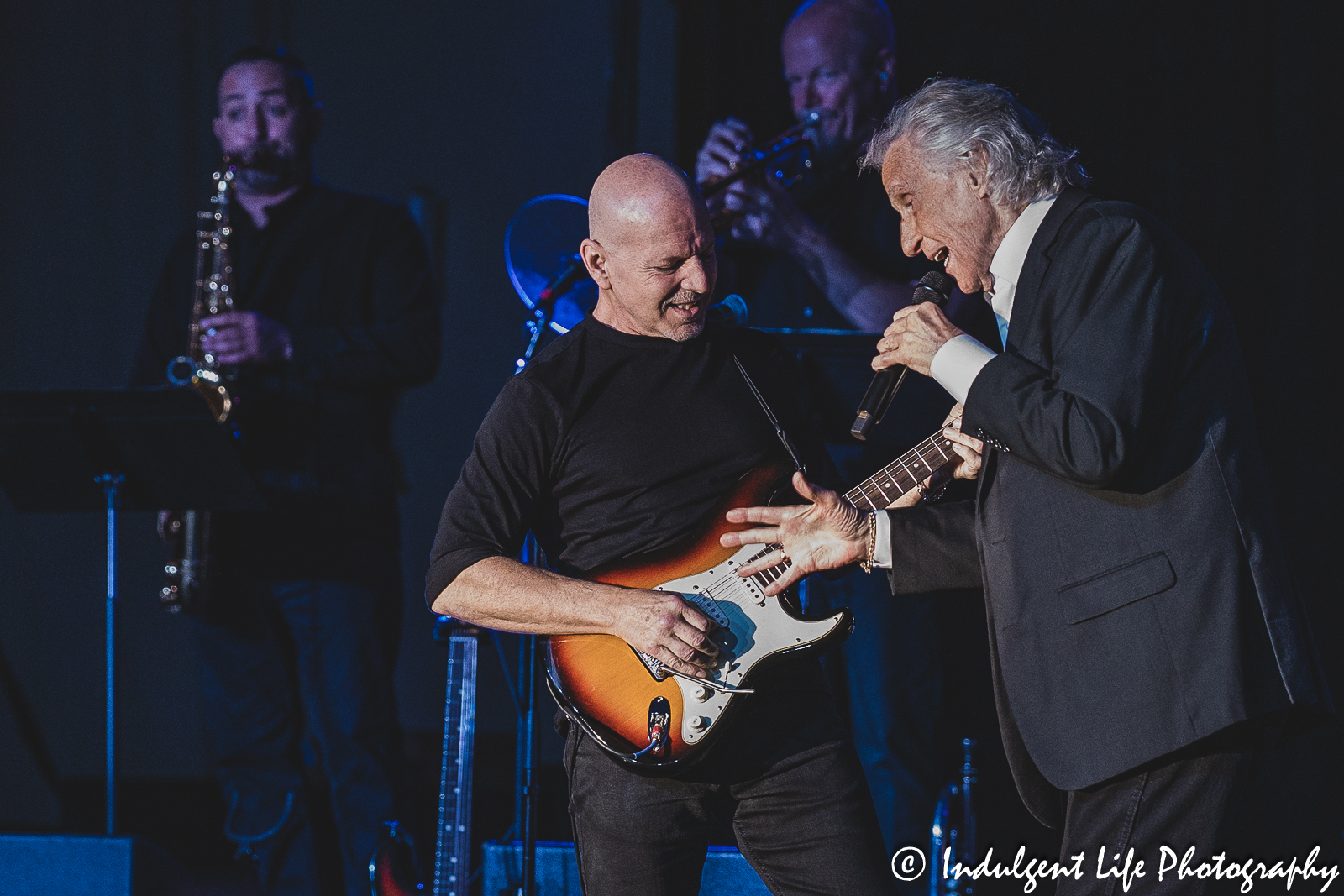 Bill Medley of The Righteous Brothers performing with guitarist Russ Letizia at Prairie Band Casino in Mayetta, KS on June 29, 2023.