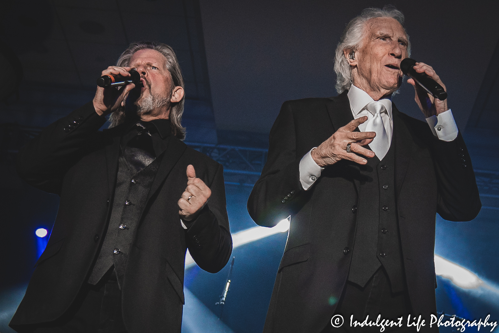 Bucky Heard and Bill Medley performing their Righteous Brothers show at Prairie Band Casino in Mayetta, KS on June 29, 2023.