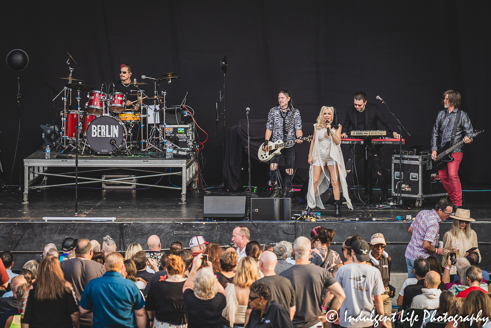 Berlin performing "The Metro" live in concert at Starlight Theatre in Kansas City, MO on August 8, 2023.