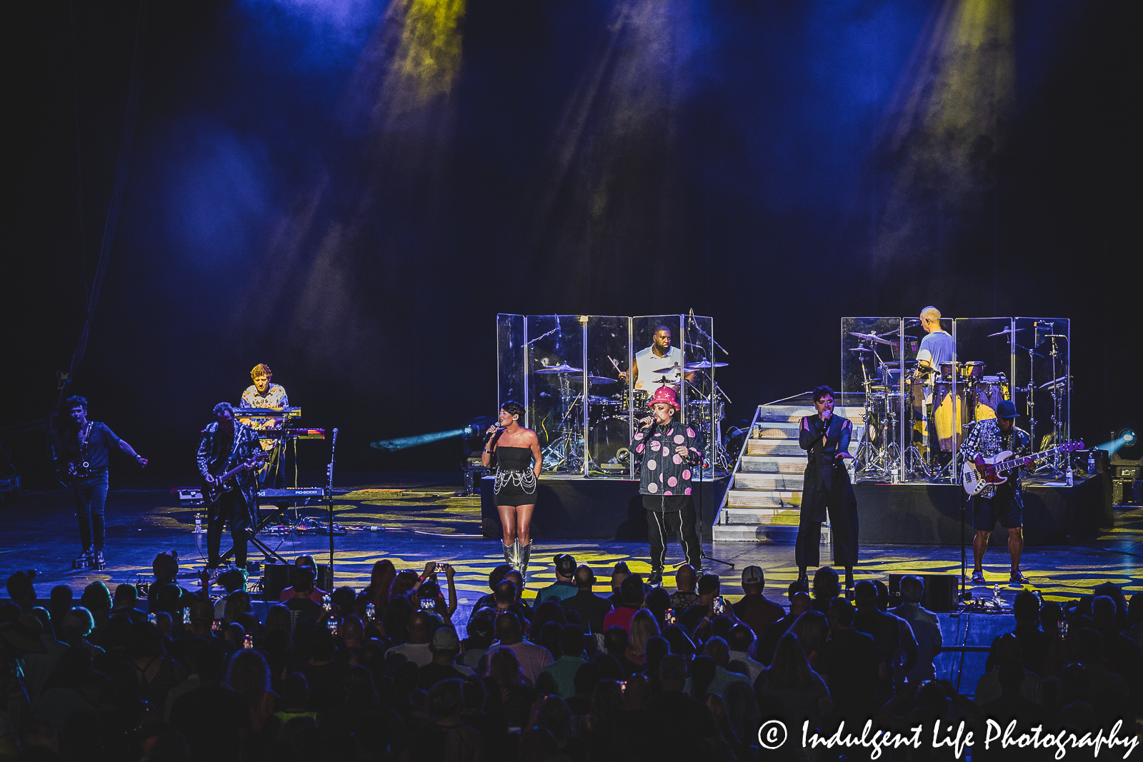 Culture Club performing "It's a Miracle" live in concert at Starlight Theatre in Kansas City, MO on August 8, 2023.