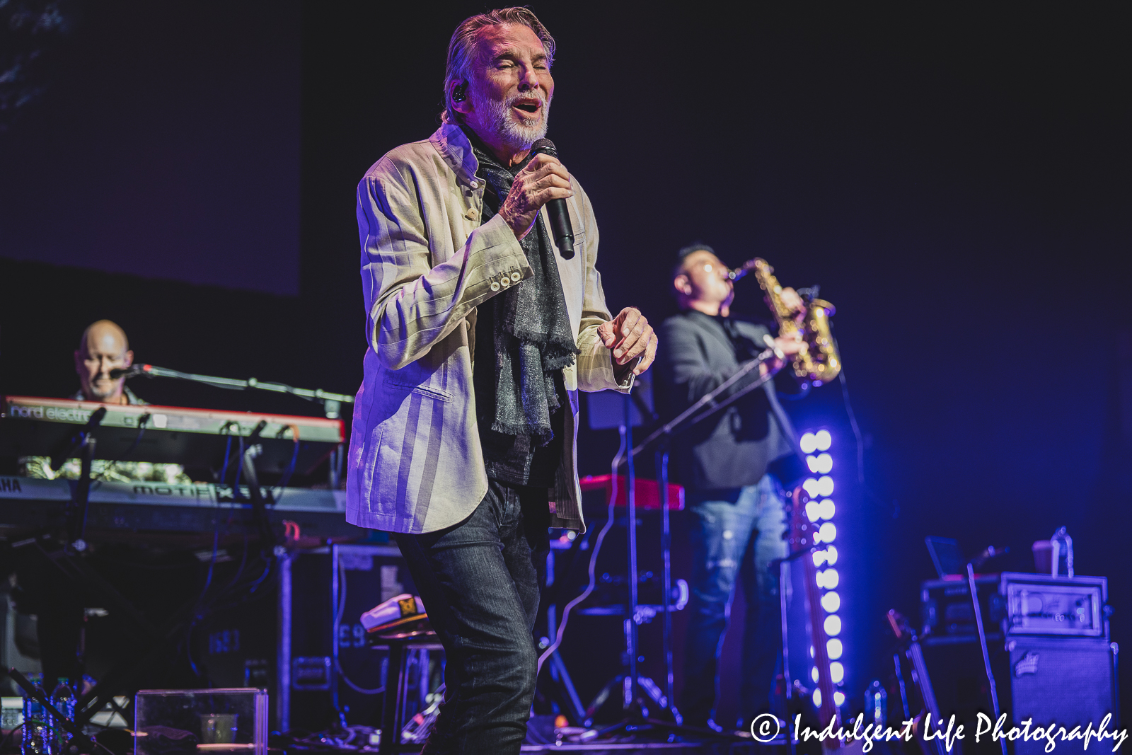 Kenny Loggins live in concert singing "Heart to Heart" at The Family Arena in St. Charles, MO during his "This Is It!" farewell tour stop on August 17, 2023.