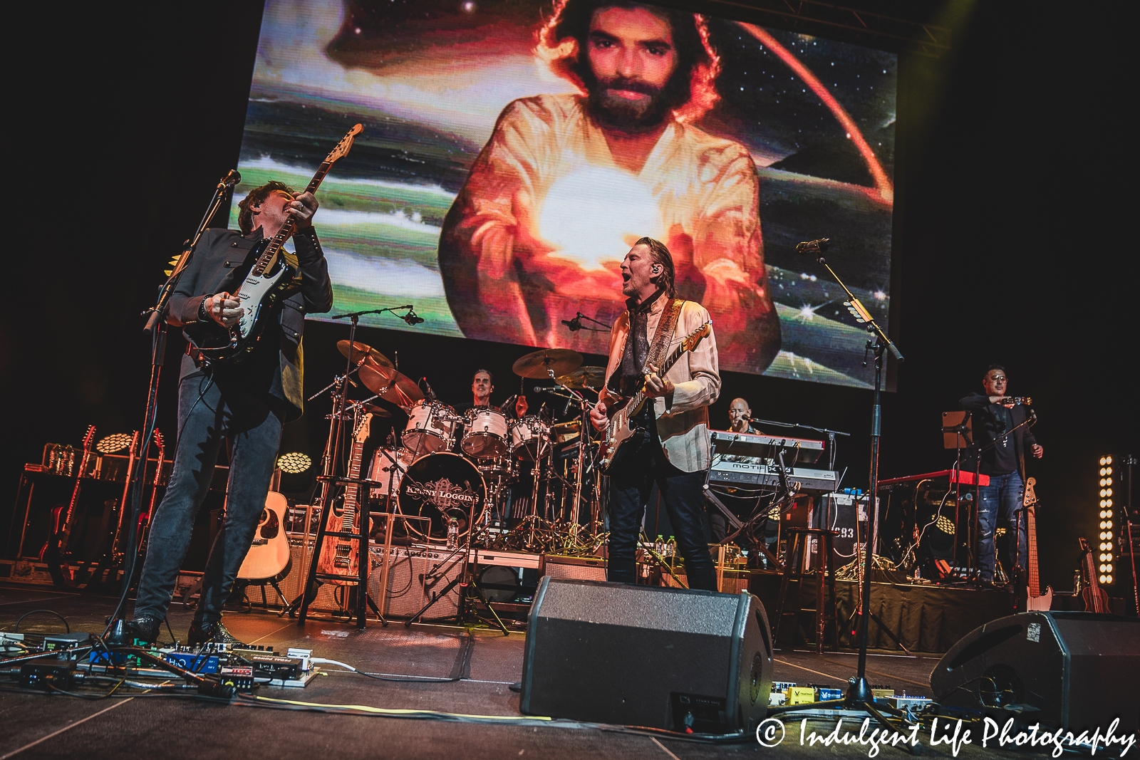 Kenny Loggins live in concert performing "Keep the Fire" at The Family Arena in St. Charles, MO during his "This Is It!" farewell tour stop on August 17, 2023.