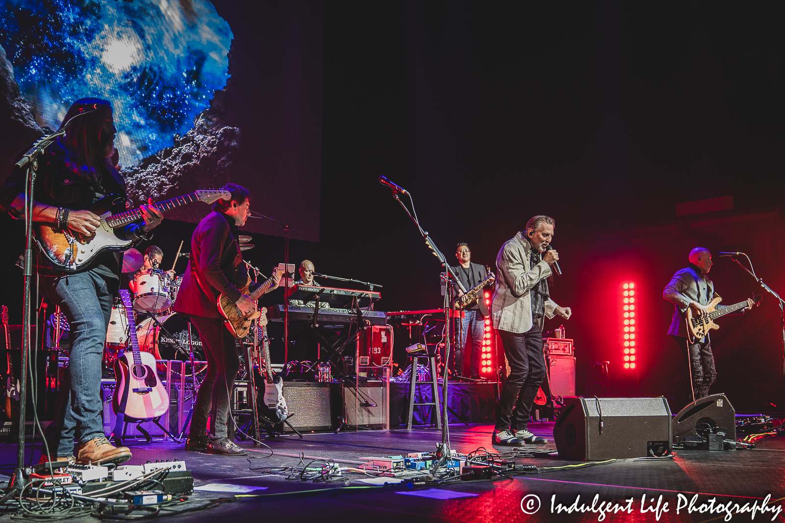 Kenny Loggins and his band performing "Heart to Heart" at The Family Arena in St. Charles, MO during his "This Is It!" farewell tour stop on August 17, 2023.