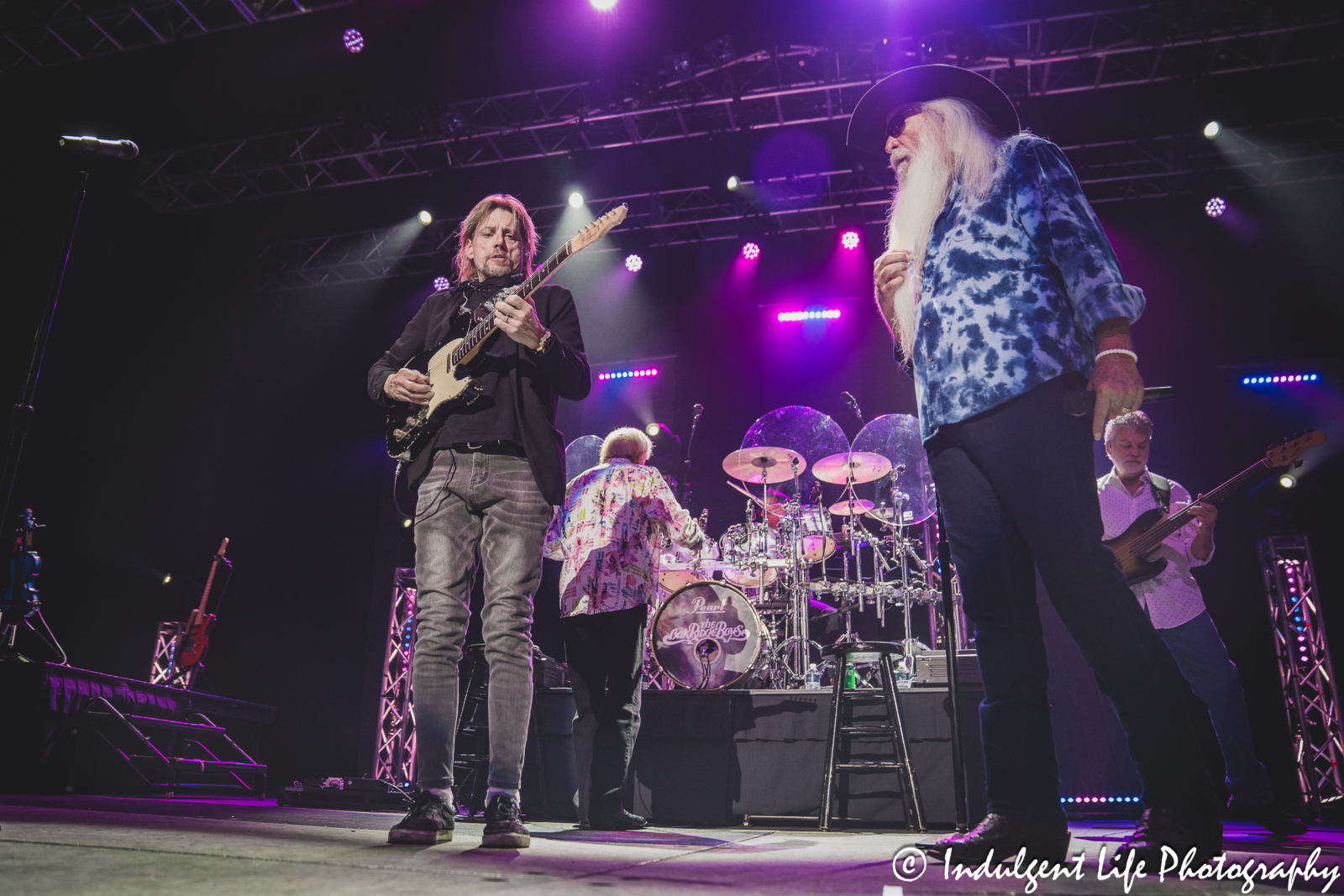William Lee Golden of The Oak Ridge Boys and lead guitarist performing live at Ameristar Casino's Star Pavilion in Kansas City on October 6, 2023.