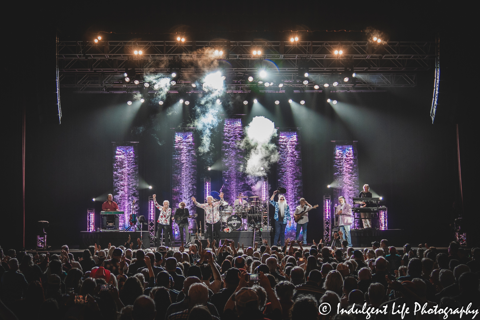 Ameristar Casino Kansas City live performance at Star Pavilion featuring The Oak Ridge Boys on the group's "American Made" farewell tour on October 6, 2023.