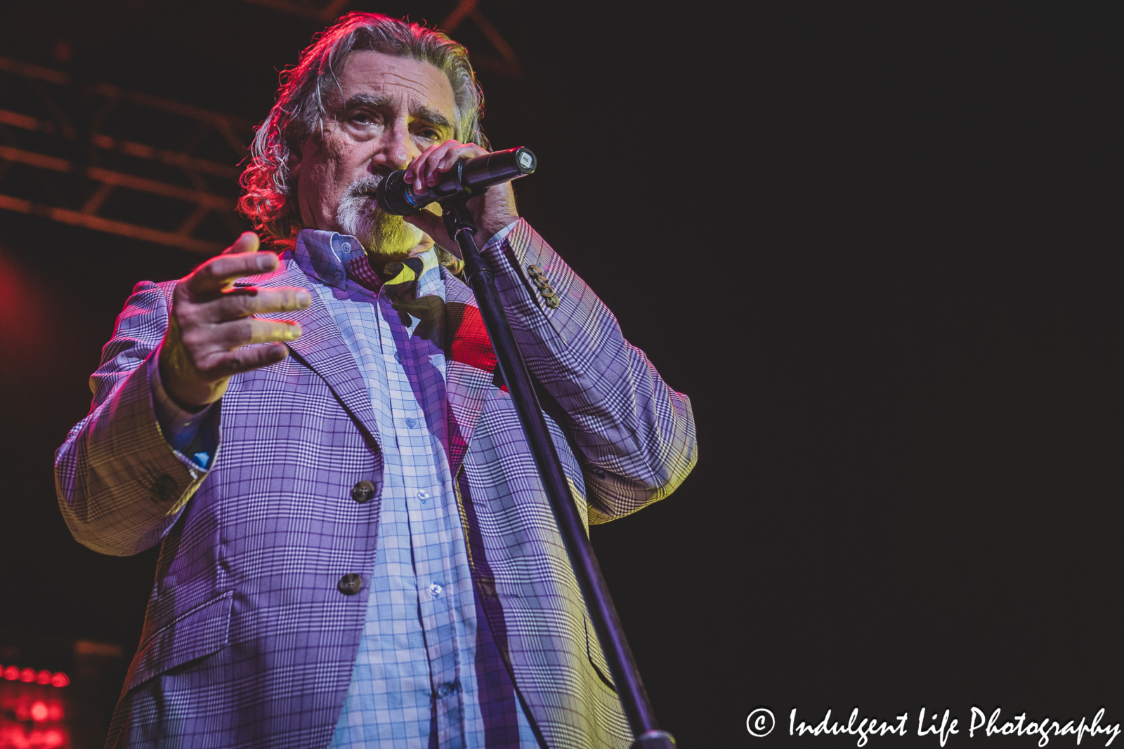 Bass singer Richard Sterban of country and gospel music group The Oak Ridge Boys live in concert at Ameristar Casino in Kansas City, MO on October 6, 2023.