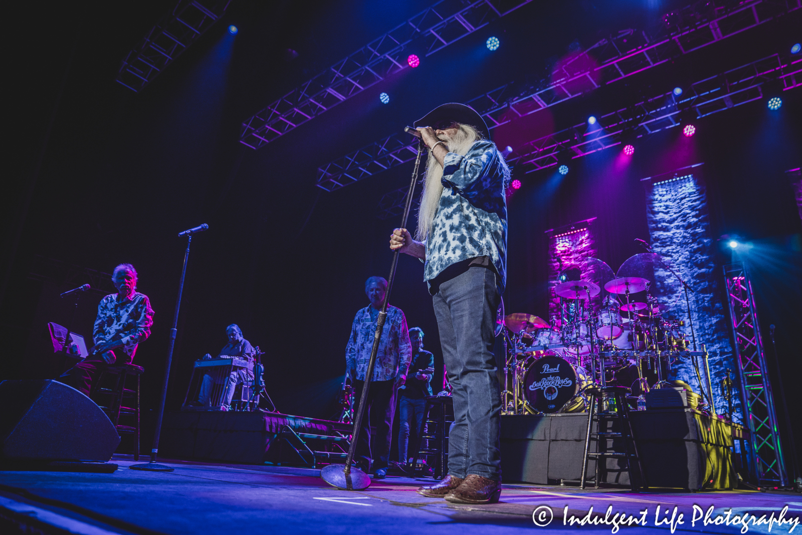 William Lee Golden of The Oak Ridge Boys singing live at Ameristar Casino Hotel Kansas City on October 6, 2023.