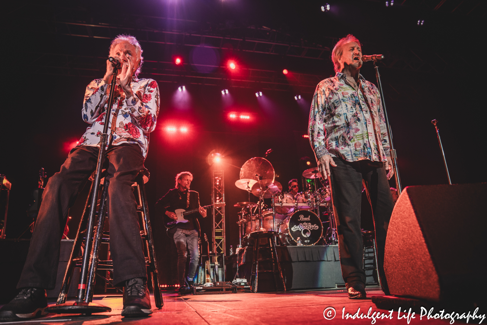 Joe Bonsall and Duane Allen of The Oak Ridge Boys in concert together at Star Pavilion inside of Ameristar Casino Hotel Kansas City on October 6, 2023.