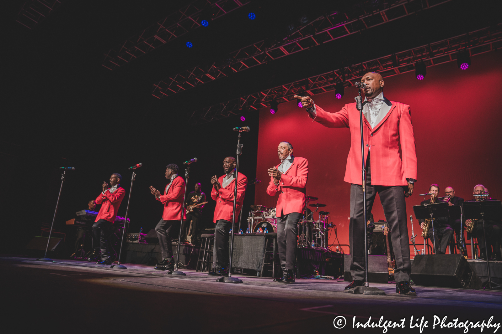 The Temptations performing live in concert at Star Pavilion inside of Ameristar Casino in Kansas City, MO October 7, 2023.