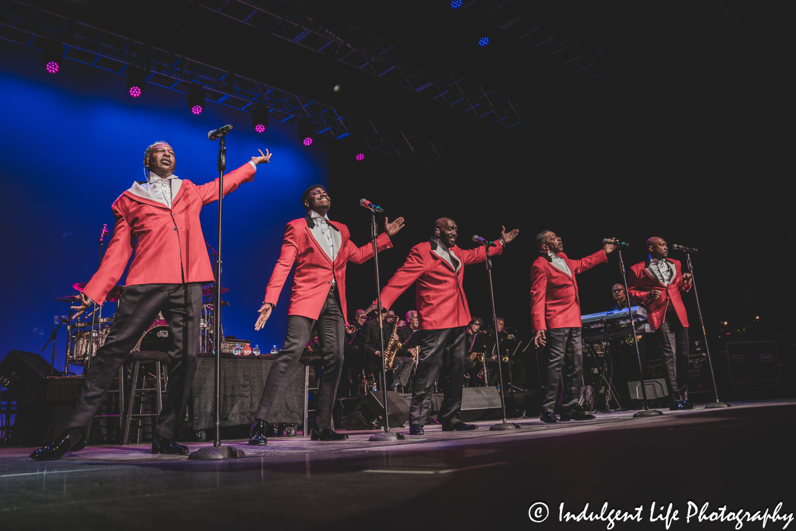Star Pavilion live concert at Ameristar Casino in Kansas City, MO featuring The Temptations on October 7, 2023.