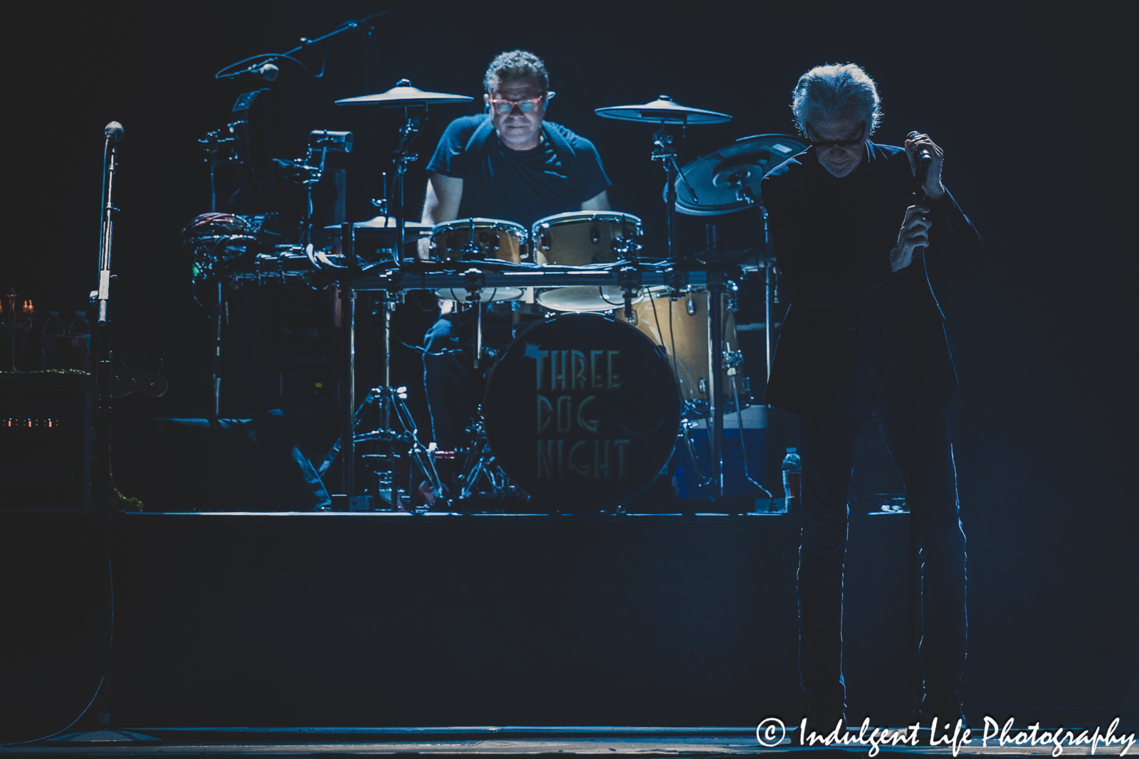 Three Dog Night founding member Danny Hutton and drummer Pat Bautz live at Ameristar Casino in Kansas City, MO on September 29, 2023.