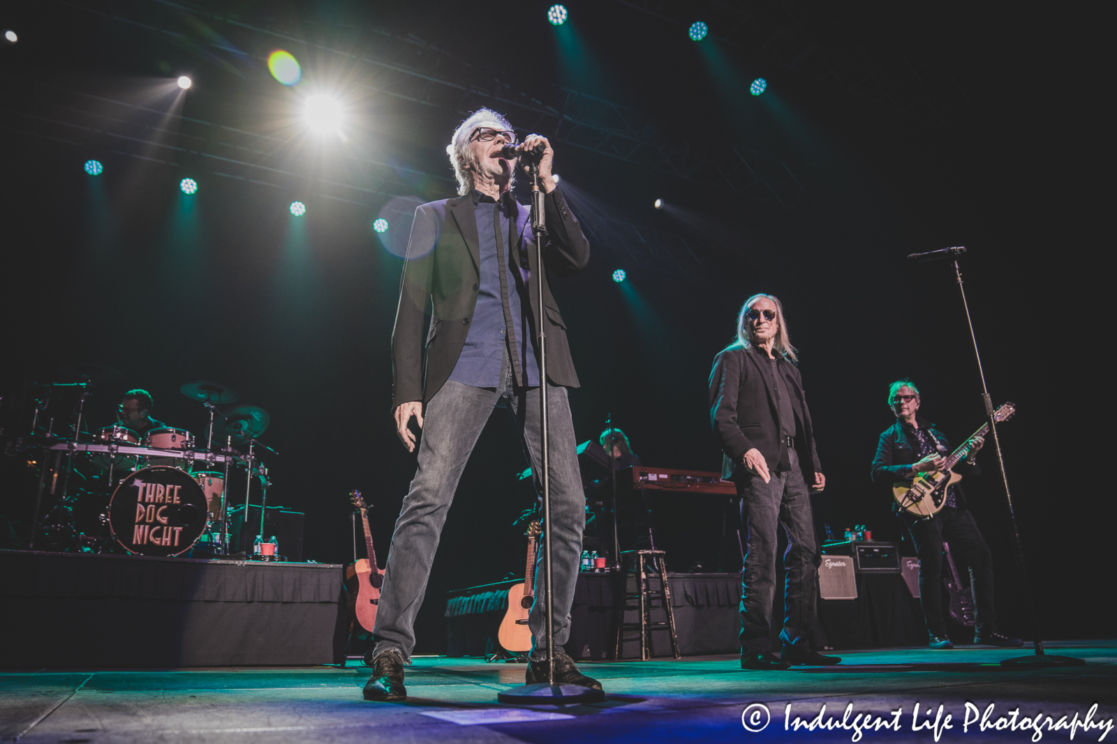 Danny Hutton and the Three Dog Night band live in concert at Ameristar Casino Hotel Kansas City on September 29, 2023.
