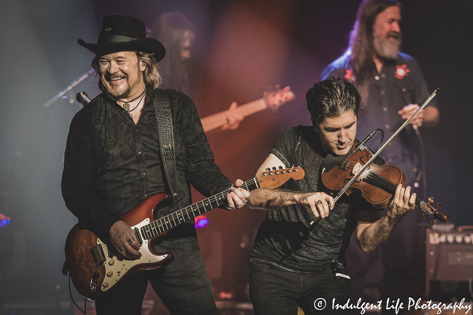 Travis Tritt closing out his live performance at Star Pavilion inside of Ameristar Casino in Kansas City, MO on September 16, 2023.