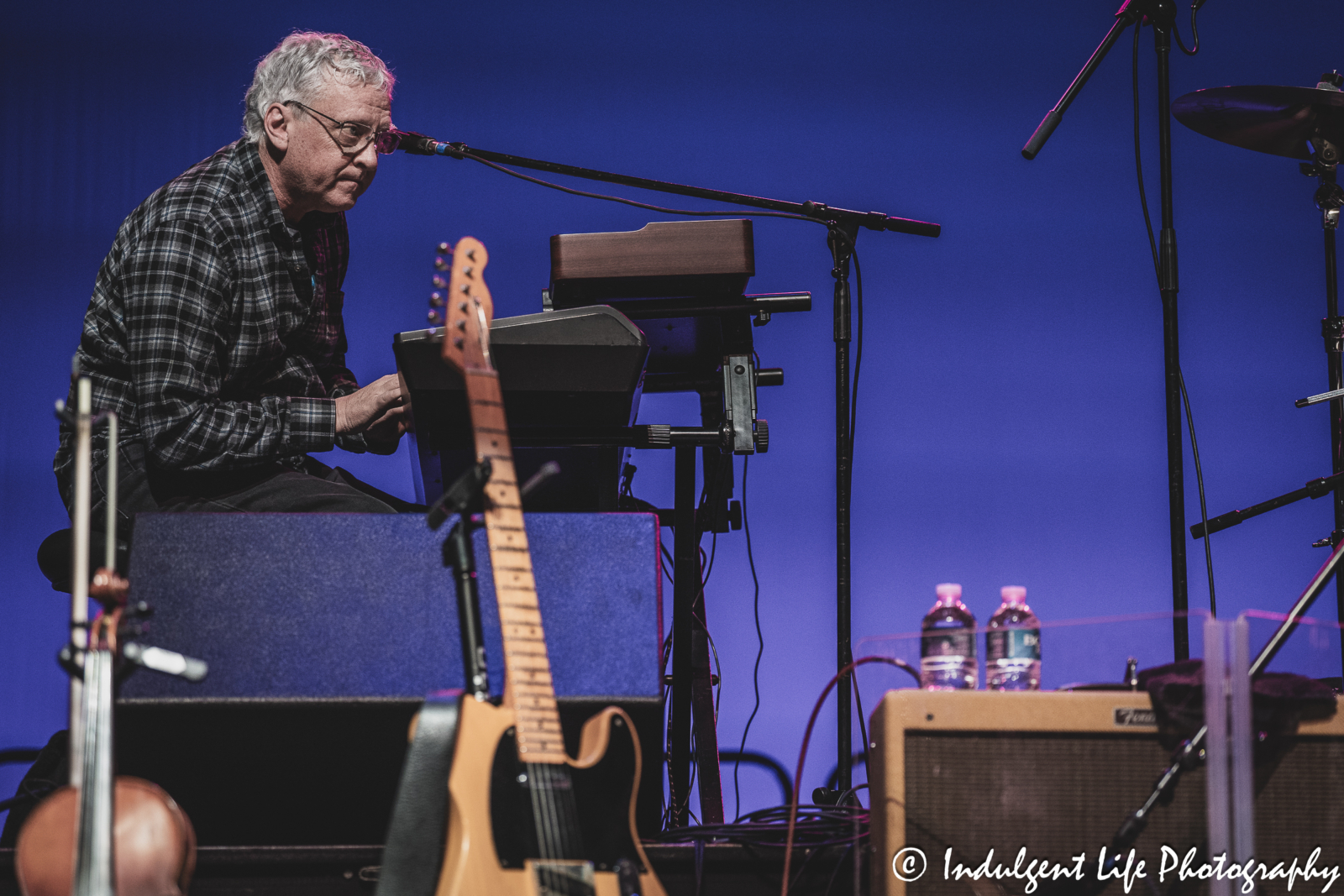 Keyboard player Kelly Brown of The Ozark Mountain Daredevils in concert at Ameristar Casino's Star Pavilion in Kansas City, MO on November 11, 2023..