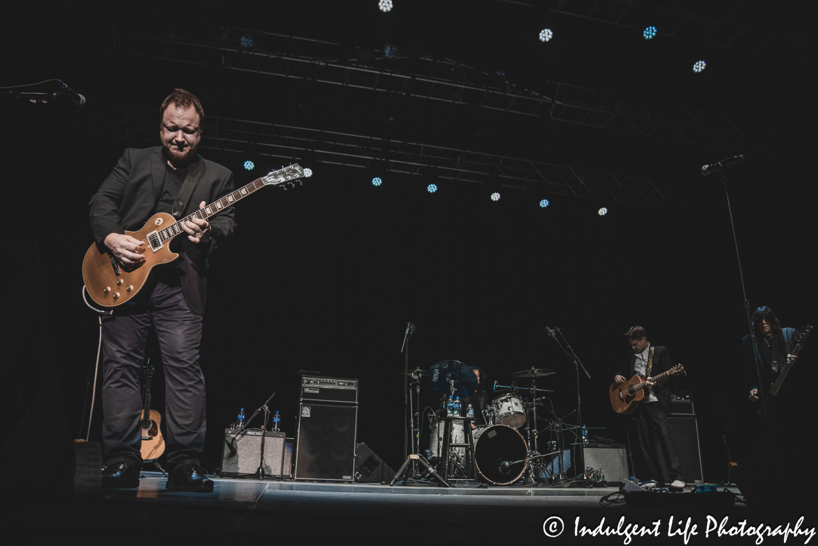 John Waite and his bandmates performing "Best of What I Got" by Bad English during their concert at Star Pavilion inside of Ameristar Casino in Kansas City, MO on December 8, 2023.