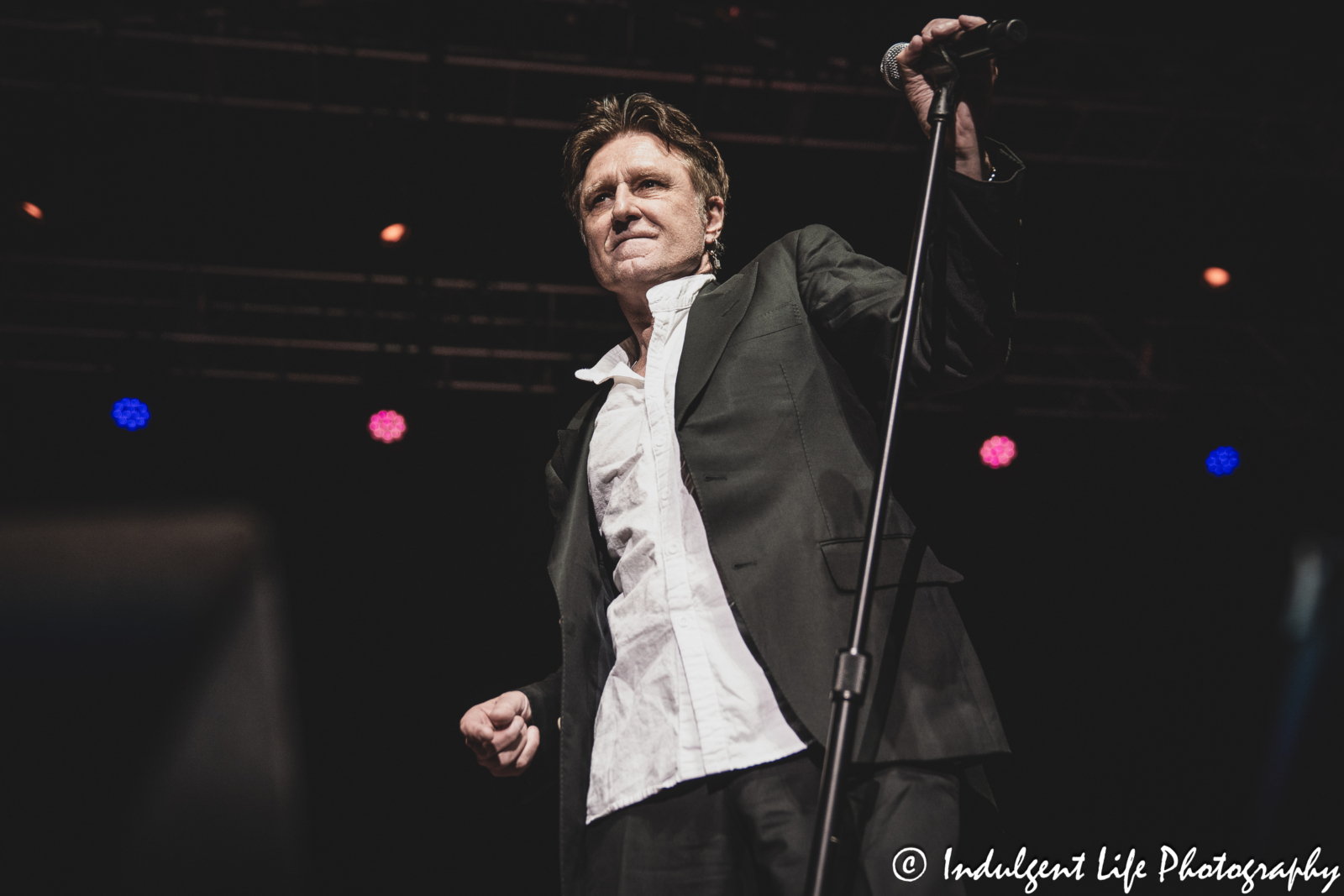 John Waite performing live during his "Missing You" 40th Anniversary tour stop at Ameristar Casino's Star Pavilion in Kansas City, MO on December 8, 2023.