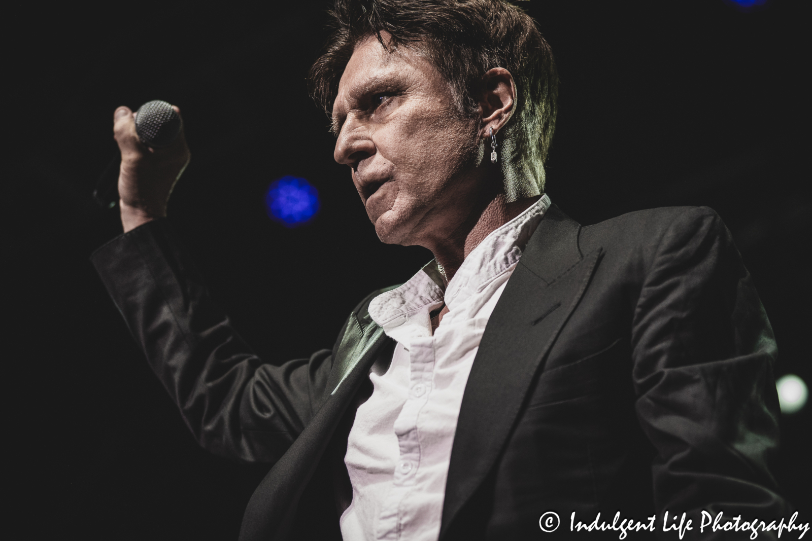 John Waite live in concert during his "Missing You" 40th Anniversary tour stop at Ameristar Casino's Star Pavilion in Kansas City, MO on December 8, 2023.