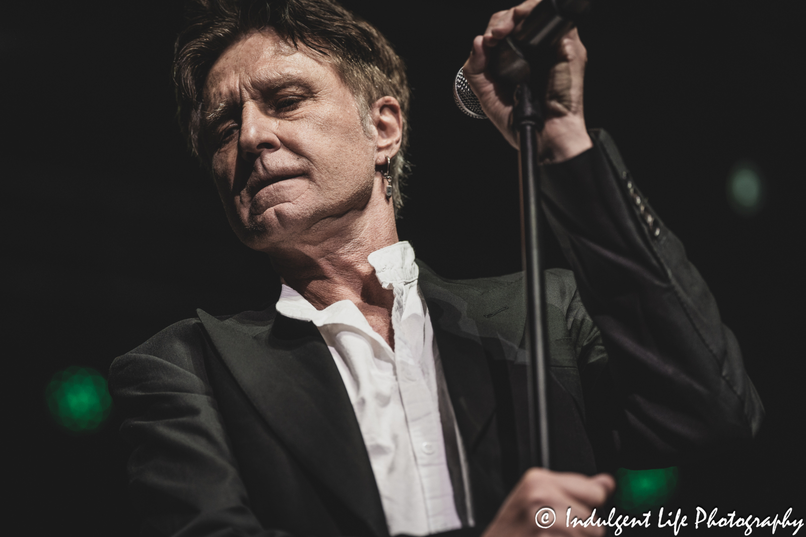 John Waite performing live during his "Missing You" 40th Anniversary tour stop at Star Pavilion inside of Ameristar Casino in Kansas City, MO on December 8, 2023.