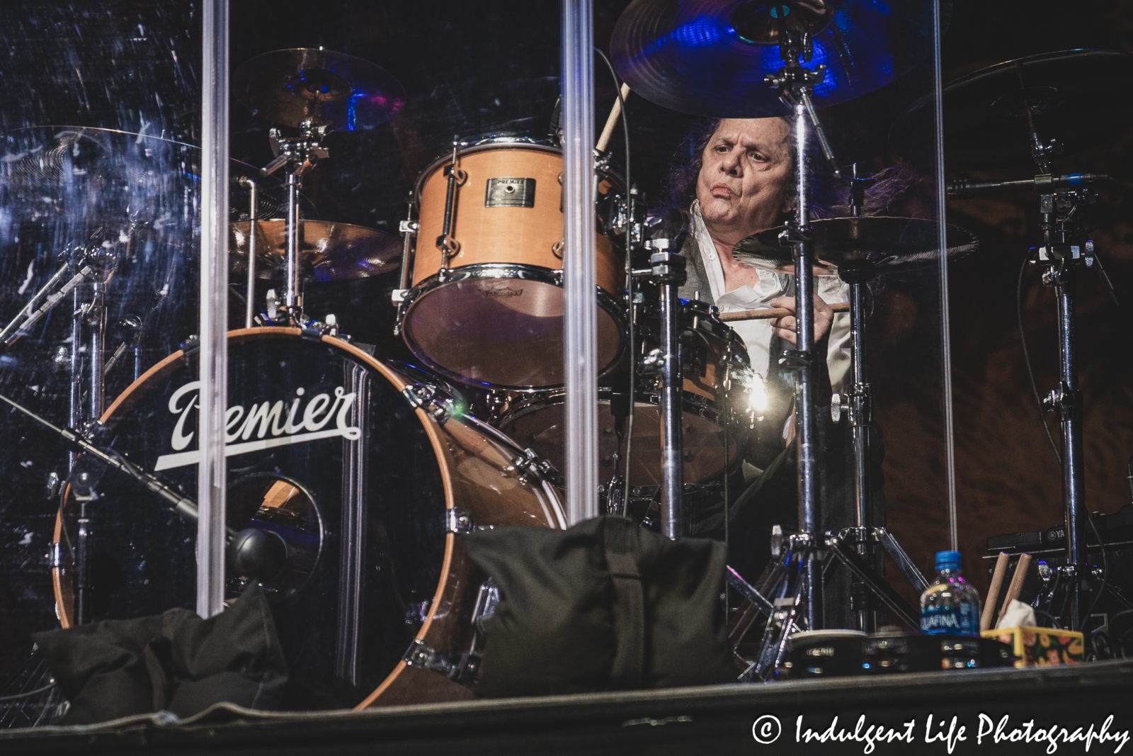 The Marshall Tucker Band drummer B.B. Borden playing live at Ameristar Casino's Star Pavilion in Kansas City, MO on December 1, 2023.