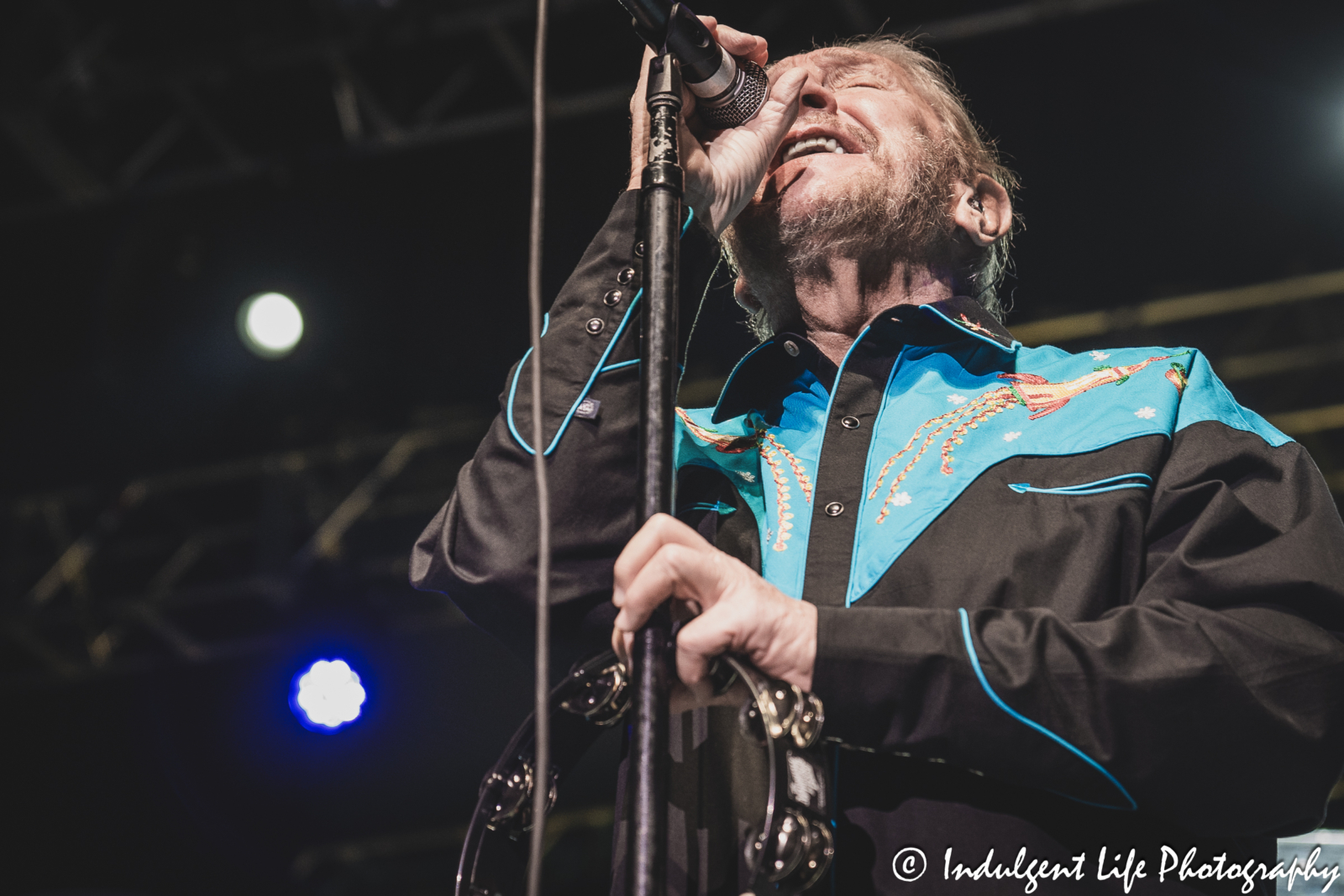 Frontman and founding member Doug Gray of The Marshall Tucker Band performing live at Ameristar Casino's Star Pavilion in Kansas City, MO on December 1, 2023.